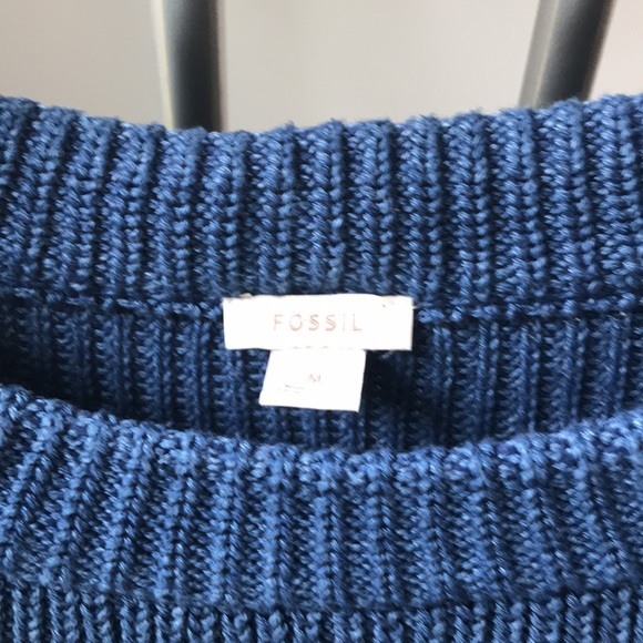 HOST PICK 🌺- Fossil cropped oversized cotton sweater size M - Picture 2 of 7